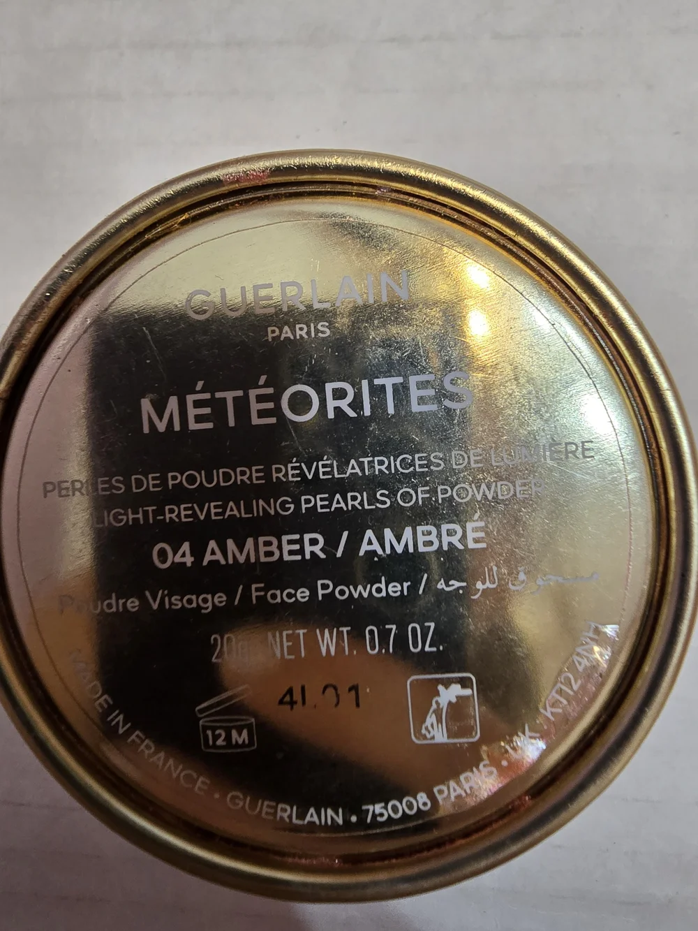 GUERLAIN Meteorites Setting & Finishing Pearls Of Powder 04 Amber MSRP $75